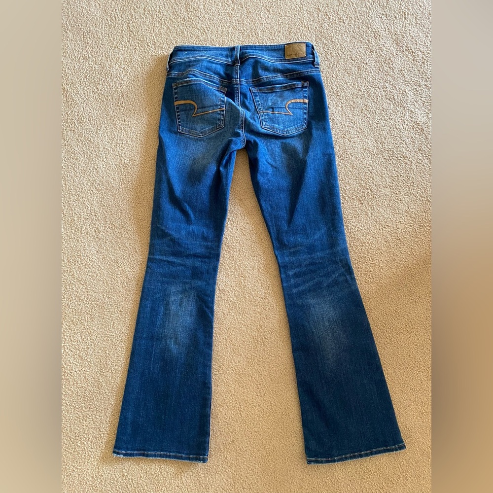 American Eagle Super Stretch Kick Boot Jeans - Picture 2 of 3